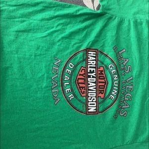 Green Harley-Davidson tee